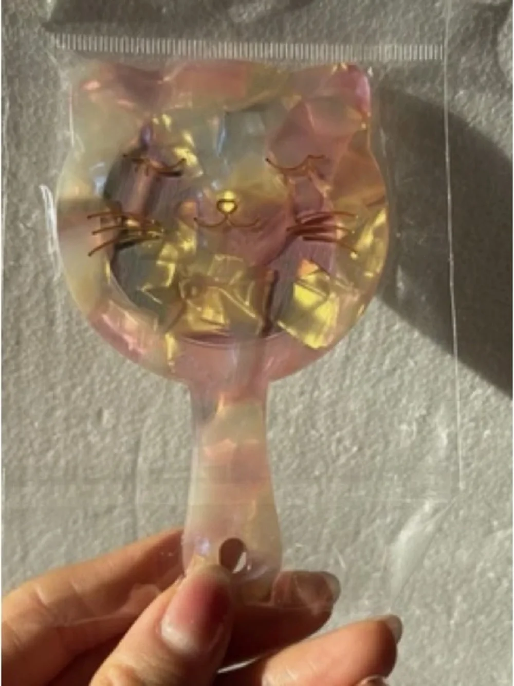 Iridescent Pink Phone Ring Grip Holder